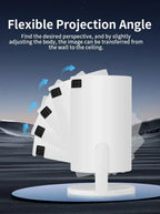 Projecteur vidéo portable rotatif